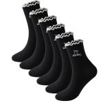 3-Pack Butterfly Ruffle Socks - Black