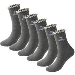 3-Pack Butterfly Ruffle Socks - Gray
