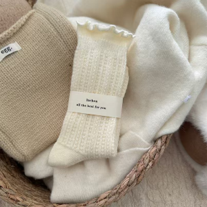 3-Pack Wool Ruffle Socks - White